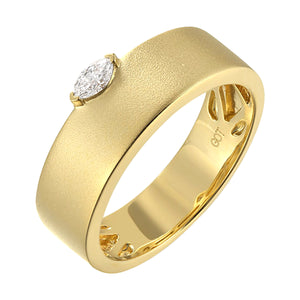 14Kt Yellow Gold Diamond 1/10Ctw Ring