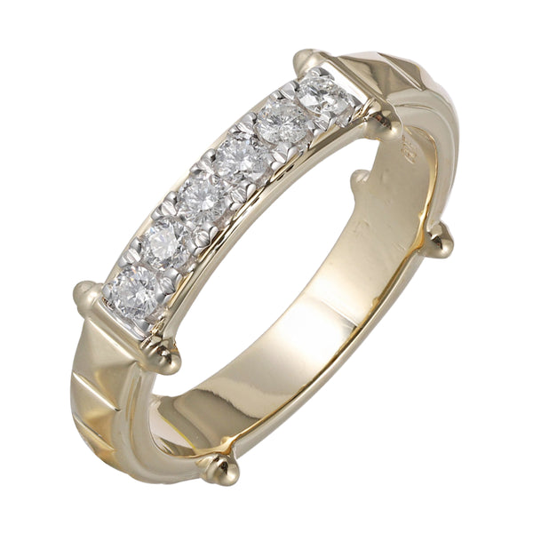 14Kt Yellow Gold Diamond 1/4Ctw Ring