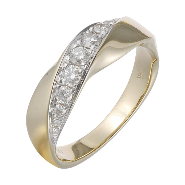 14Kt Yellow Gold Diamond 1/3Ctw Ring