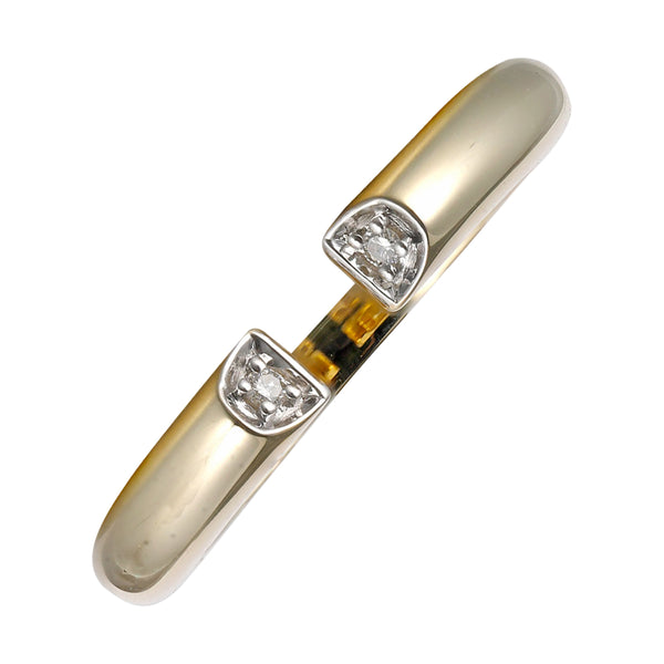 14Kt Yellow Gold Diamond 1/50Ctw Ring