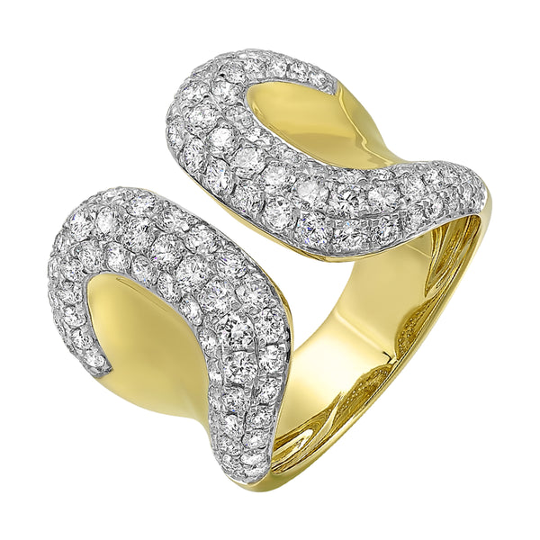 14Kt Yellow Gold Diamond 2Ctw Ring