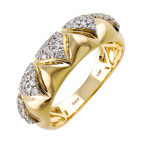 14Kt Yellow Gold Diamond 1/2Ctw Ring