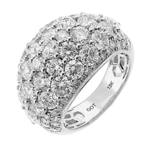 18Kt White Gold Diamond 7Ctw Ring