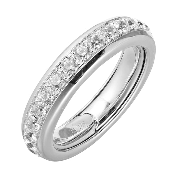 14Kt White Gold Diamond 1 1/8Ctw Ring