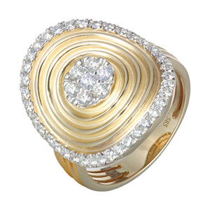 14Kt Yellow Gold Diamond 5/6Ctw Ring