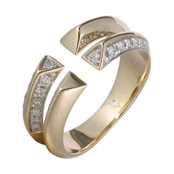 14Kt Yellow Gold Diamond 1/3Ctw Ring