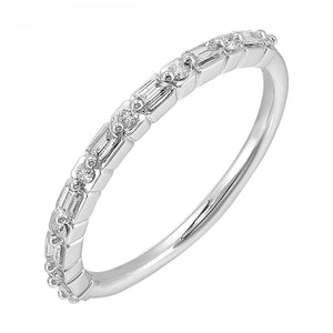 14K White Gold 1/5CTW Diamond Ring