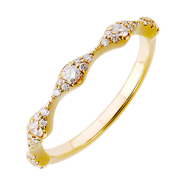 14Kt Yellow Gold Diamond 1/3Ctw Ring