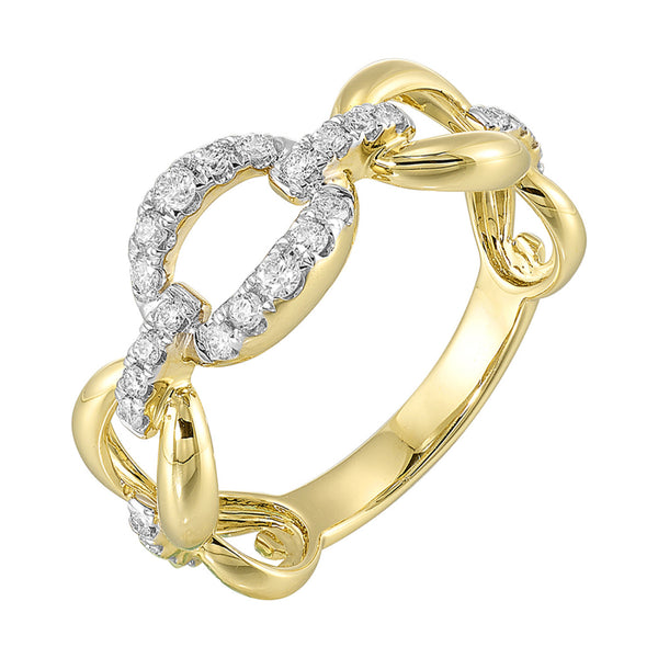 Diamond Link Ring
