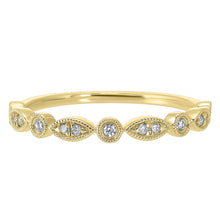 Load image into Gallery viewer, Stackable 14K Anniversary Diamond Band (0.10CTW)