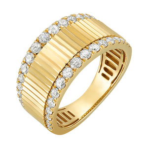 14Kt Yellow Gold Diamond 5/8Ctw Ring