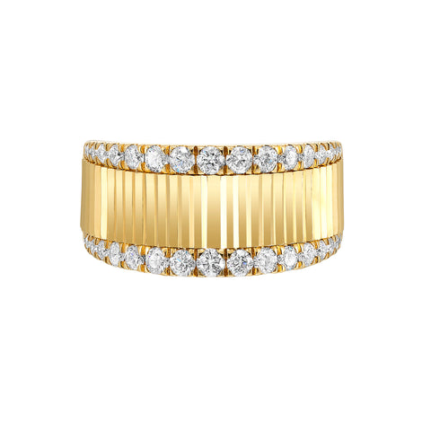 14K Yellow Gold Diamond Fashion Ring (0.63CTW)
