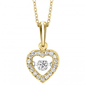 Heart Pendant with Chain