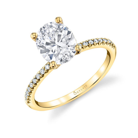 Oval Cut Classic Engagement Ring - Adorlee