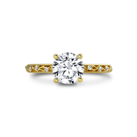 Tulira Flower and Vine Engagement Ring - Fauna