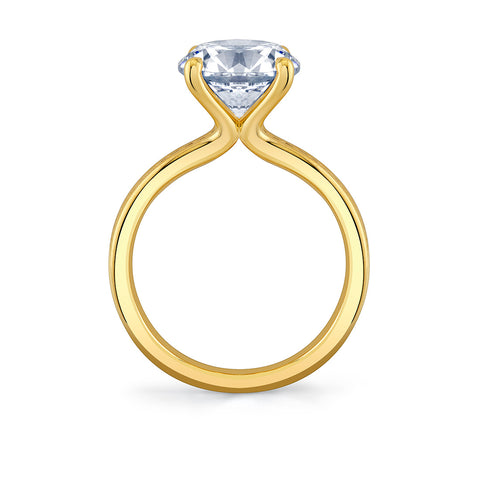 Auravie Channel Set Diamond Engagement Ring - Belen