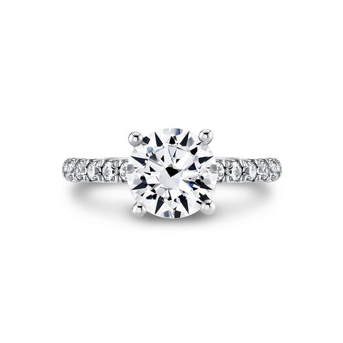 Iconelle Halfway Pinch Two Tone Engagement Ring - Katya