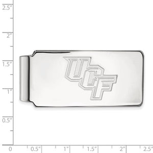 14k White Gold LogoArt University of Central Florida U-C-F Money Clip