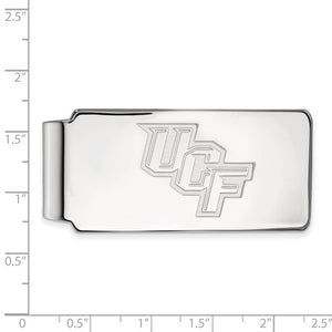 10k White Gold LogoArt University of Central Florida U-C-F Money Clip