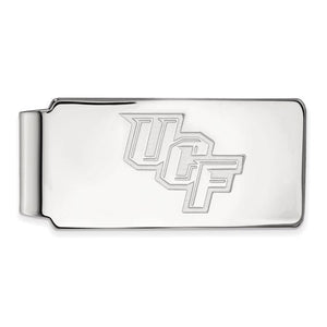 Sterling Silver Rhodium-plated LogoArt University of Central Florida U-C-F Money Clip