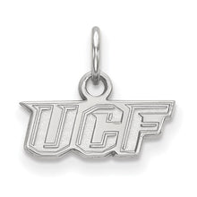 Load image into Gallery viewer, 14k White Gold LogoArt University of Central Florida U-C-F Extra Small Pendant
