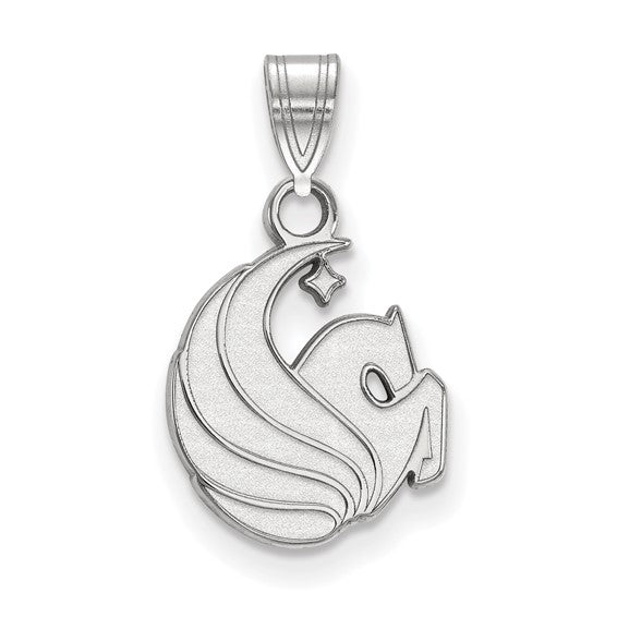 14k White Gold LogoArt University of Central Florida Pegasus Small Pendant