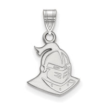 Load image into Gallery viewer, Sterling Silver Rhodium-plated LogoArt University of Central Florida Knight Small Pendant