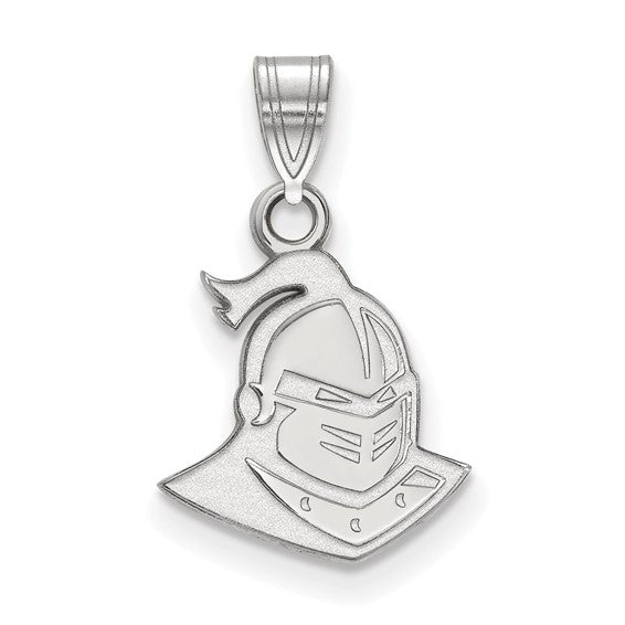 10k White Gold LogoArt University of Central Florida Knight Small Pendant