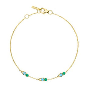 Tacori Turquoise & Green Onyx Bracelet