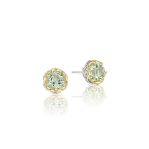 Tacori Crescent Crown Collection Prasiolite Stud Earrings