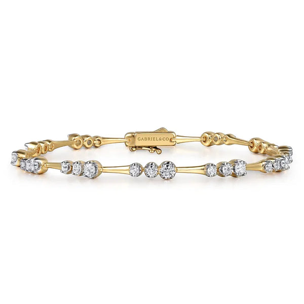 Gabriel & Co. Diamond Station Bracelet