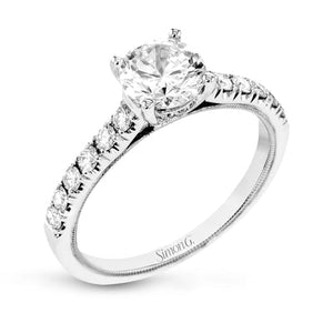 Simon G. Round Cut Engagement Ring Setting (0.37CTW)