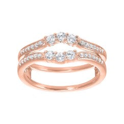 Rose Gold Diamond Wedding Band