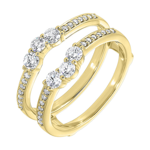 Pave Diamond Enhancer Ring