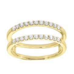14K Yellow Gold Diamond Fashion Ring
