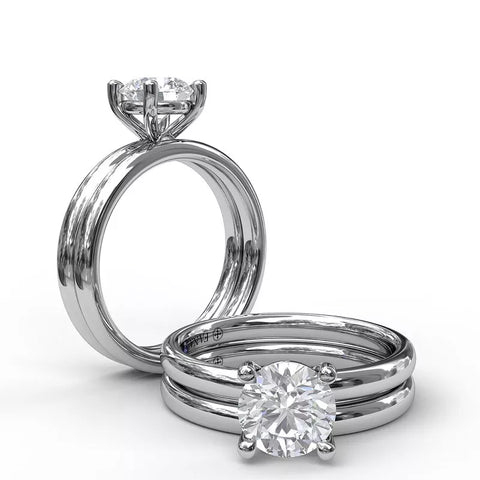 FANA Wedding Band Solitaire