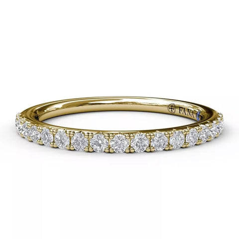 FANA Diamond Wedding Band Gold 7