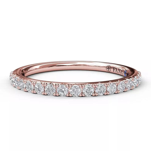 FANA Diamond Wedding Band Rose 7