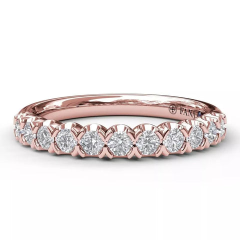 FANA Diamond Wedding Band Rose 19