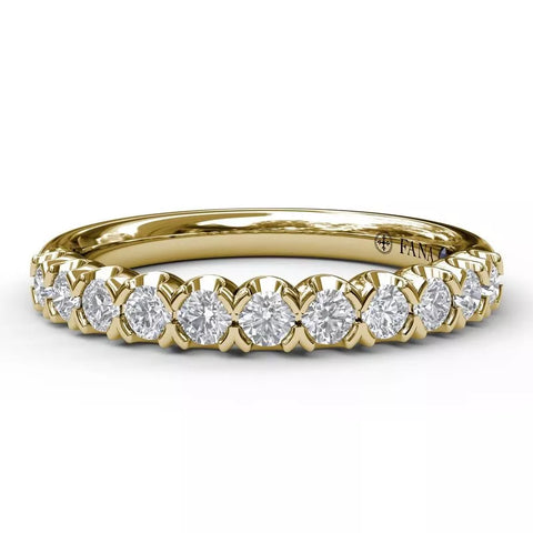 FANA Diamond Wedding Band Gold 19