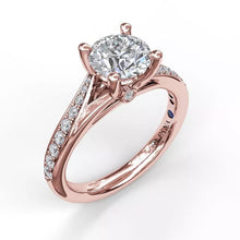 Load image into Gallery viewer, FANA Designer Split Band Engagement Ring