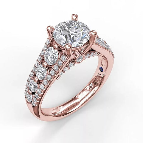 FANA Gorgeous Couture Engagement Ring Rose