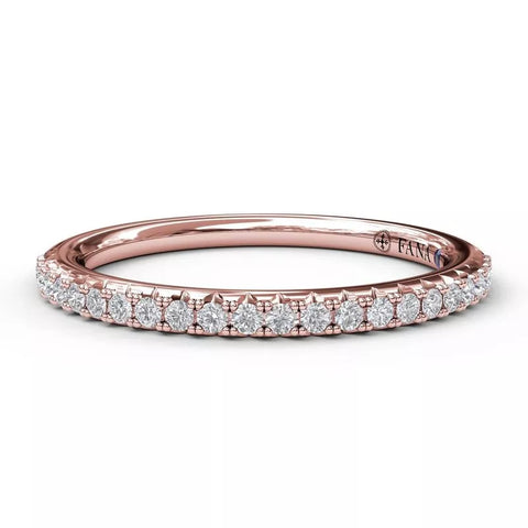 FANA Diamond Wedding Band Rose 15