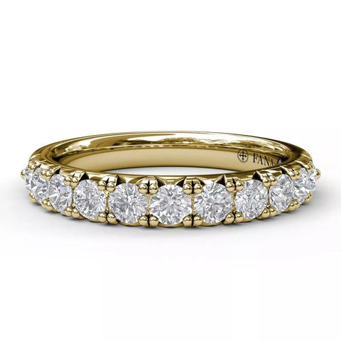 FANA Diamond Wedding Band Gold 18