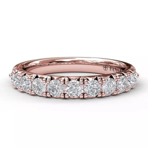 FANA Diamond Wedding Band Rose 18