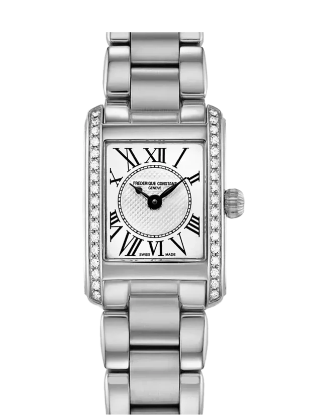 Frederique Constant Classics Carree Quartz Diamond Bezel