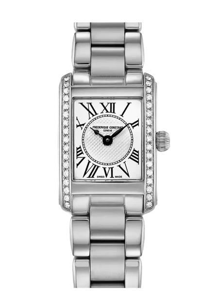 Frederique Constant Classics Carree Quartz Diamond Bezel