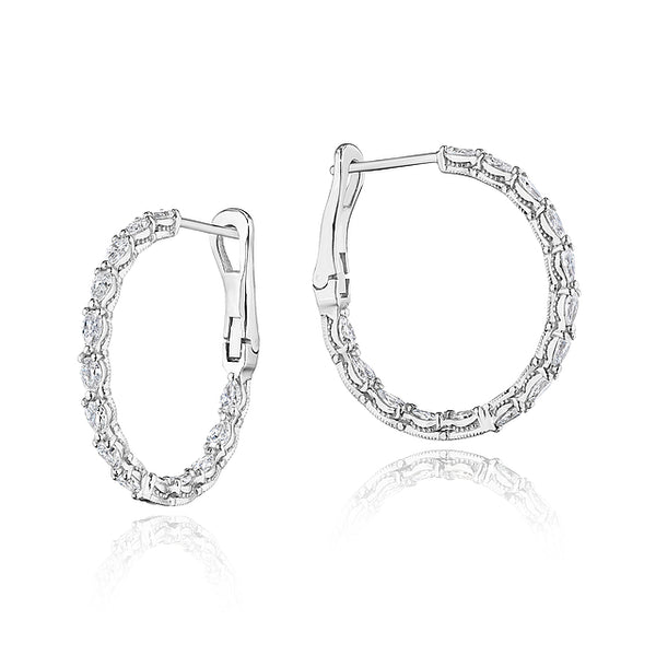 Tacori Diamond Hoop Earrings