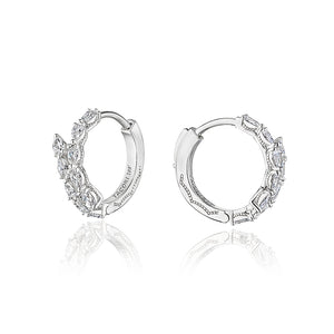 Tacori Pear Diamond Hoop Earrings