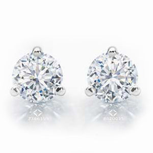 .44 CTW Diamond Studs set in 18K White Gold- Forevermark Collection